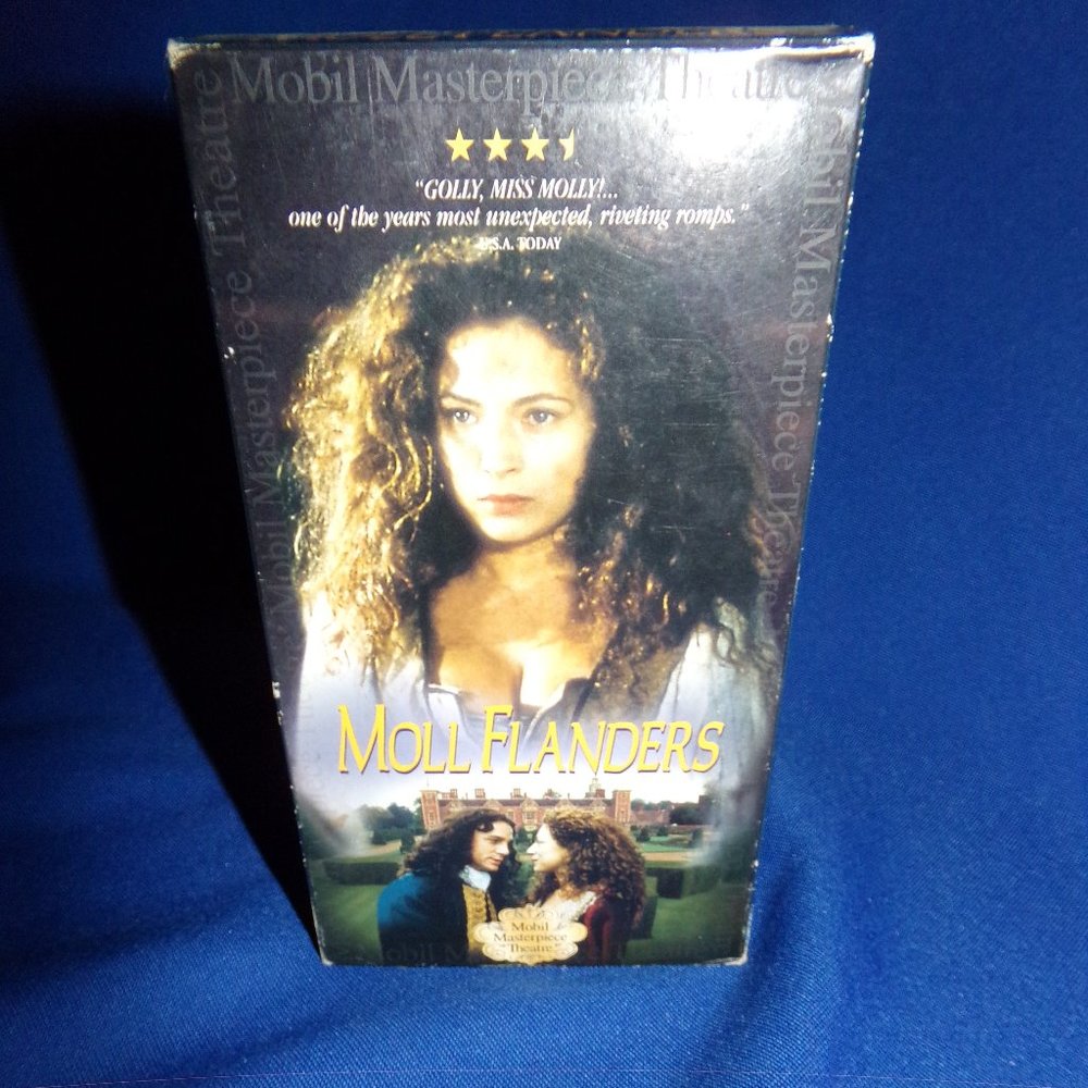 Vintage PBS Mobile Masterpiece Theatre Moll Flanders 2 VHS Video Tape Movie Set